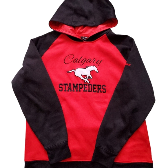 Calgary Stampeders Reebok Hoodie (2014), Red. - Picture 1 of 7